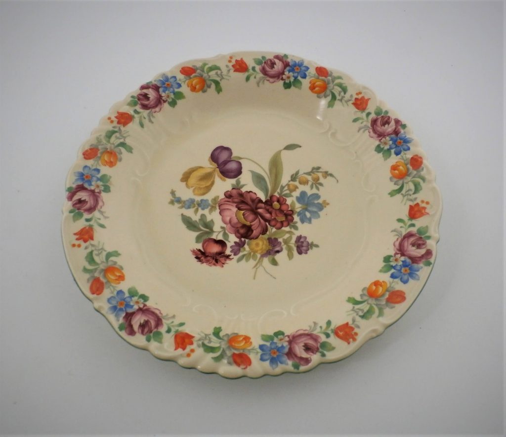 stara porcelana talerz ozdobny