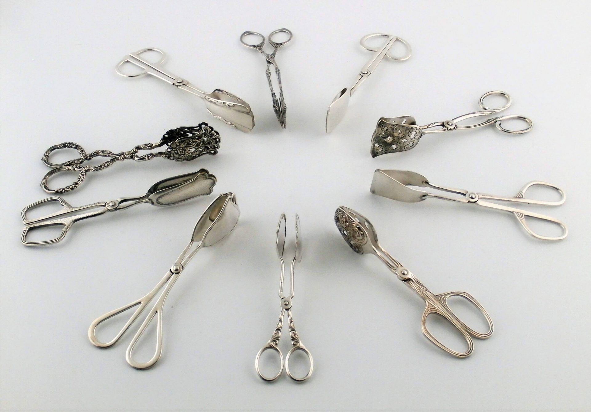 platerowane szczypce do ciasta